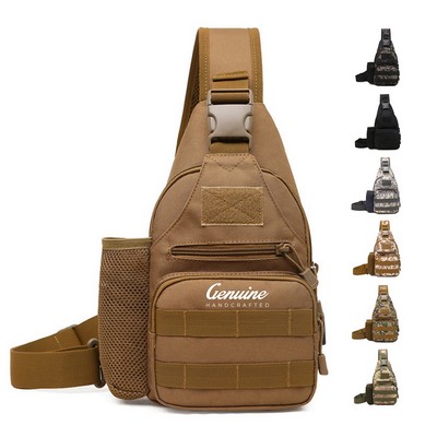 Heavy Duty Tactical Sling Bag with USB Charging