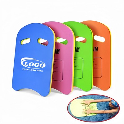 Eva Foam Kickboard Swimming Training Kick Board Summer Aid Float Equipment With Integrated Hole Hand