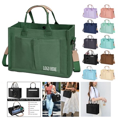 Canvas Single Shoulder Handbag