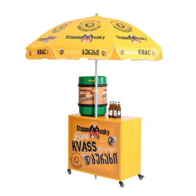 Folding Beverage Trolley 1