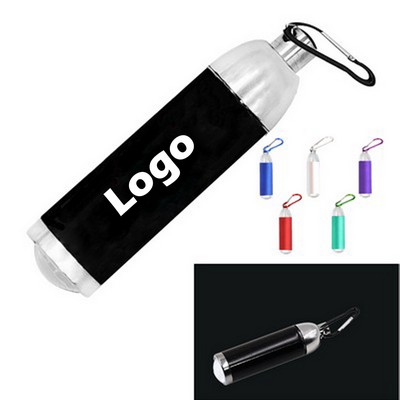 Aluminum Telescopic LED Keychain w/ Carabiner