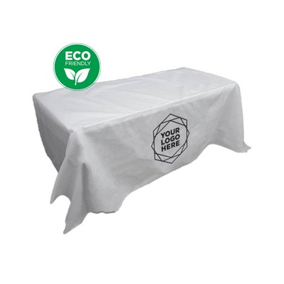 6' 3-Sided Non-Woven Table Throw - Screen Printed