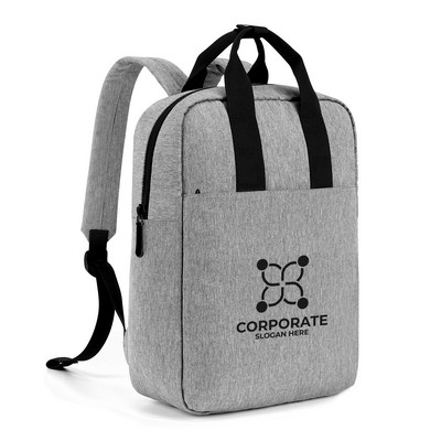 Heathered 15" Convertible Laptop Backpack Tote