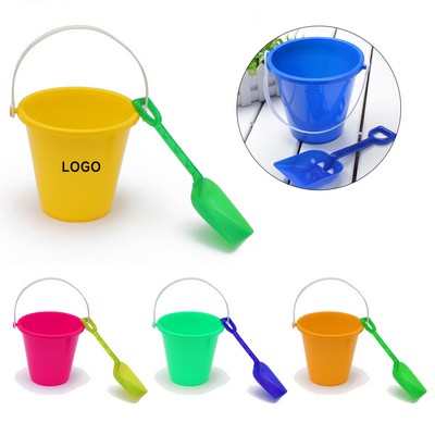 Large Sand Bucket Pail With Shovel
