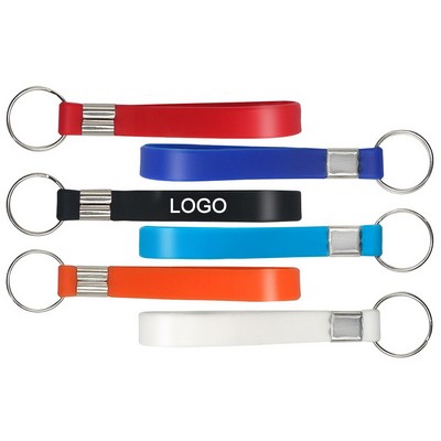 Silicone Wristband Key Tags