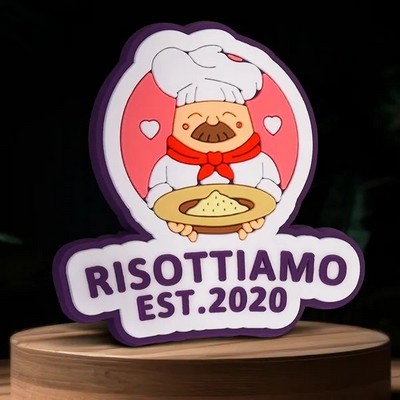 2.5"PVC Lapel Pins