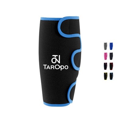 Rubber Calf Compression Sleeve W/Adjustable Fastener
