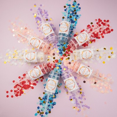 Biodegradable Push Confetti Cannon Popper