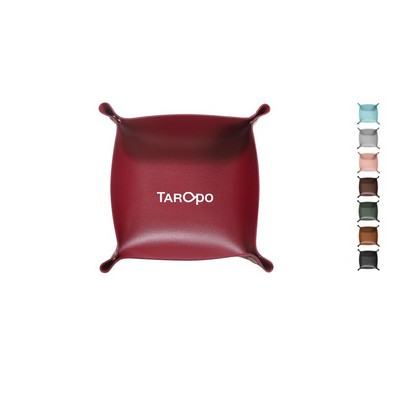 7 7/8" Pu Leather Bedside Tray