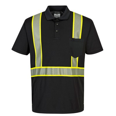 Portwest Men's Iona Plus Enhanced Polo Short Sleeve Shirt