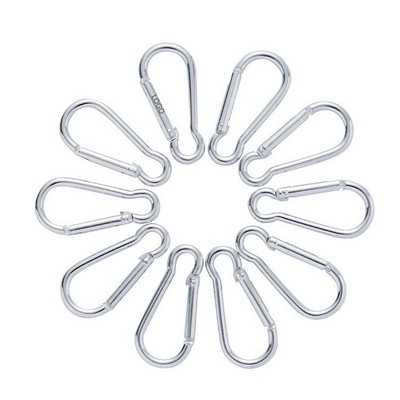 Aerospace Aluminum "Gourd-Style" Carabiner Precision Spring-Gate Utility Hook Tactical Backpack