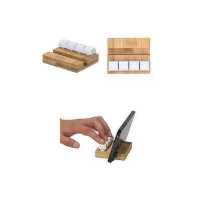 Bamboo Stand Keyboard Stress Reliever