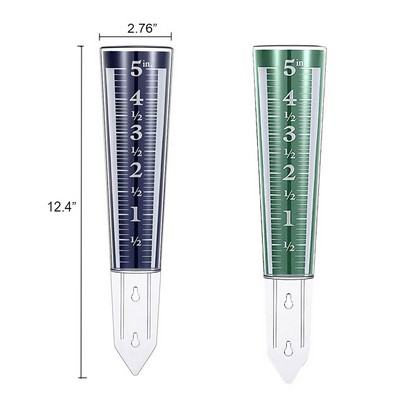 5" Capacity Rain Gauge with Magnifying Easy Read Scale