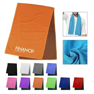 31.5" x 12" Polyester Sport Cooling Towel Quick Dry