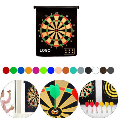 Double-Sided Dart Board Game with Strong Magnetic Darts