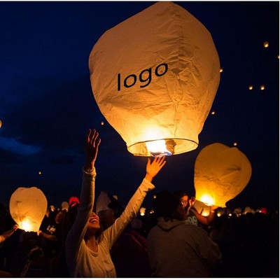 Sky Lanterns Oval Paper Flying Lights