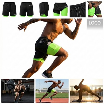 Men's 2" 1 Workout Running Shorts