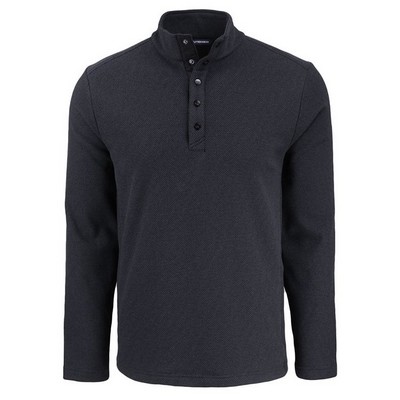 Point Eco Textured Fleece Recycled Snap Pullover