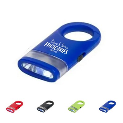 Dual Beam Carabiner Lantern Flashlight