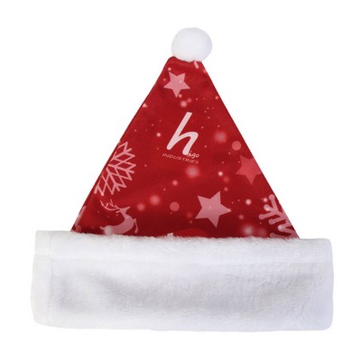 Custom Plush Party Santa Hat