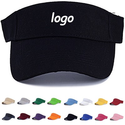Adjustable Athletic Performance Sun Visor Hat