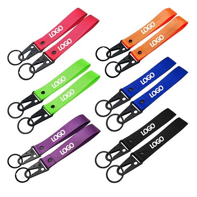 Eagle Buckle Motorcycle Wrist Keychain