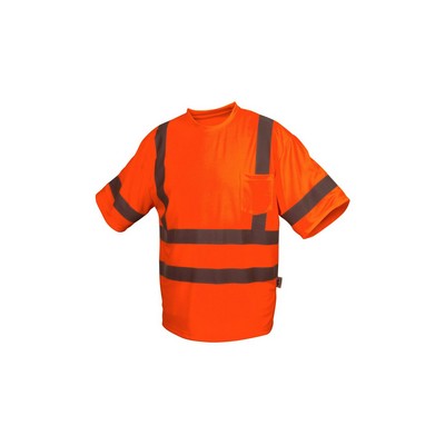 Pyramex RTS34 Type R - Class 3 Hi-Vis T-Shirt with Heat Sealed Tape