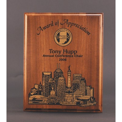Executive Walnut Plaque - 8"x10"