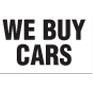 18 Oz. Reinforced Vinyl 2 Sided Message Stack Flag - We Buy Cars (3'x8')