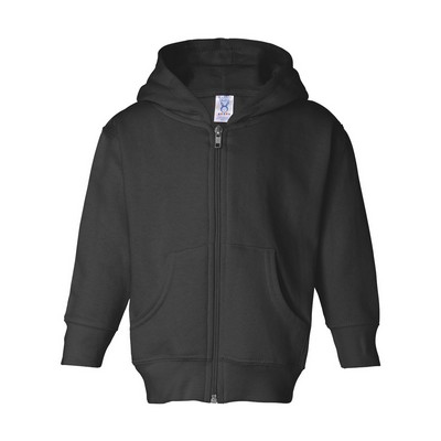 Rabbit Skins® Toddler Full-Zip Fleece Hooded Sweatshirt