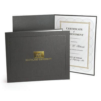 Deckled Edge Certificate Holder for 8.5" x 11" Certificates