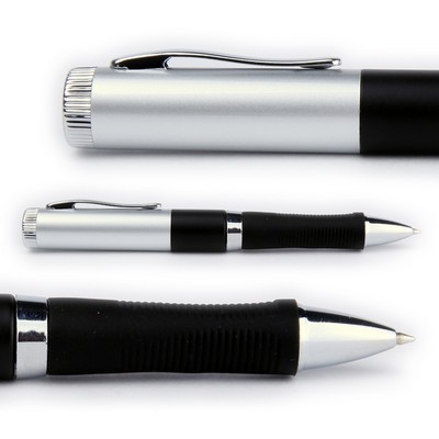 256 MB Pen USB Flash Drive W/ Rubberized Grip
