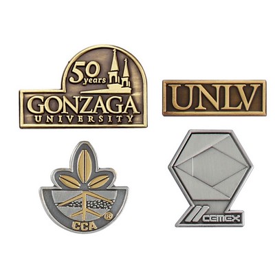 1 1/4" (1.25") Die Struck Antique Lapel Pin