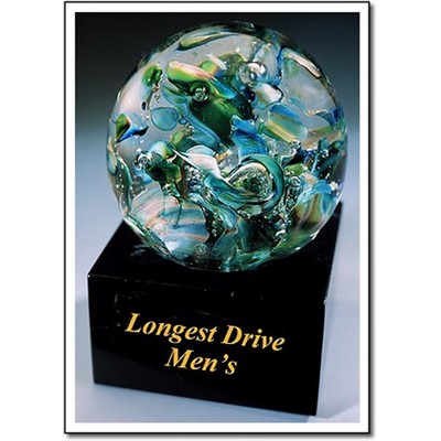 Men's Longest Drive Award w/ Marble Base (3.5"x5")