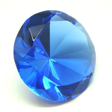 5" Crystal Diamond Paperweight