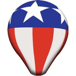 Helium Hot Air Balloon, Inflatable Balloon Full-Digital Imprint 11' Dia.