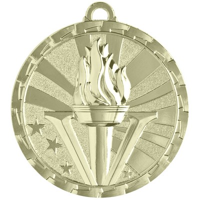 Medal, "Victory" Bright Gold - 2" Dia.