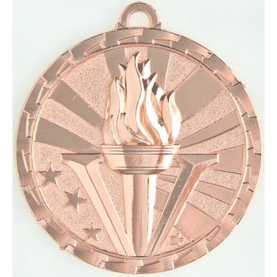 Medal, "Victory" Bright Bronze - 2" Dia.