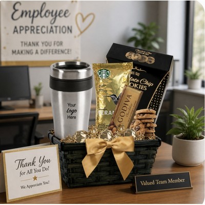 Corporate Starbucks Coffee & Tumbler Gift Basket