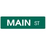 Baked Enamel Paint Custom Street Sign w/non-reflective lettering - Green - 9" x 30"