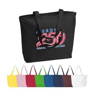 12 oz. 100% Heavy Cotton Canvas 25L Jumbo Tote Bag