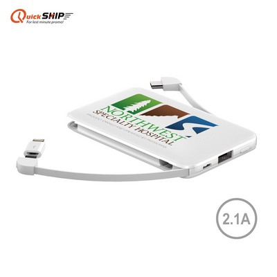 Hermosa 2.1A Output 5000mAh Power Bank with Custom Imprint