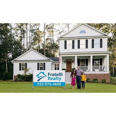 96" x 48" Large Corrugated Plastic Sign - Full Color Print