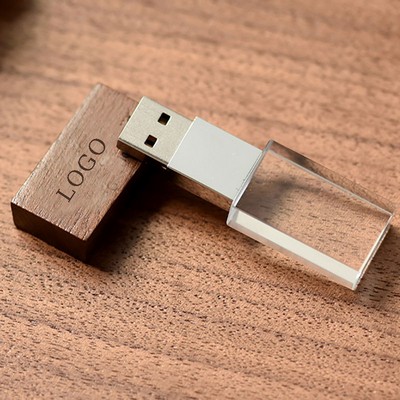 4Gb Wooden Swivel Drive