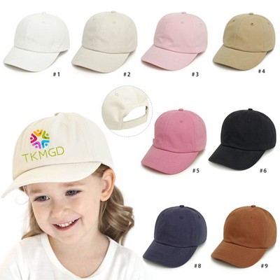 All-Day UV Protection Adjustable Toddler Sports Cap