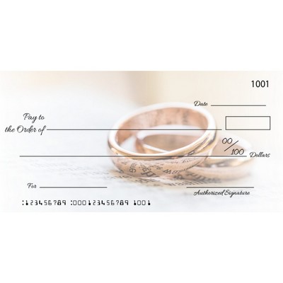Custom Wedding Ring Big Checks