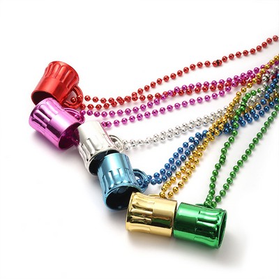 Colorful Festival Party Decor Necklace Drink Accessory Set