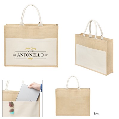 Julia Jute Tote Bag