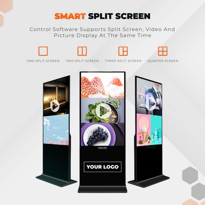 32" - Floor-standing Information Kiosk - with Capacitive Touch - Windows OS