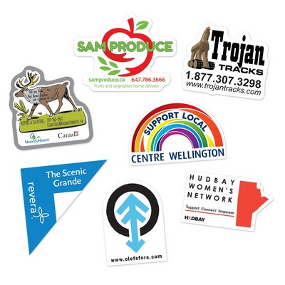 Custom Shaped Magnets - Up to 4" sq
